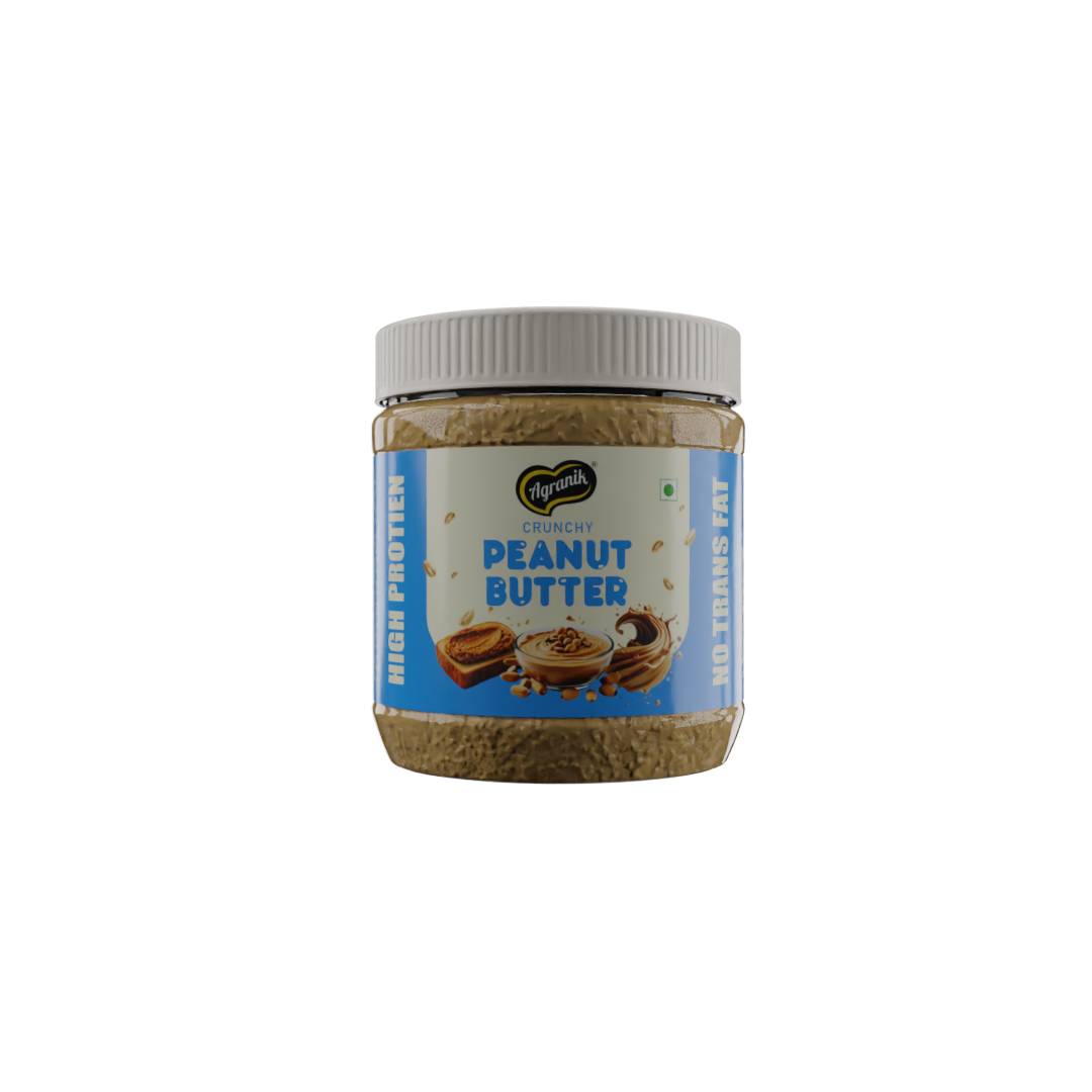 Agranik Crunchy Peanut Butter | High Protein Spread | No Palm Oil, No Preservatives Tasty & Healthy Spread