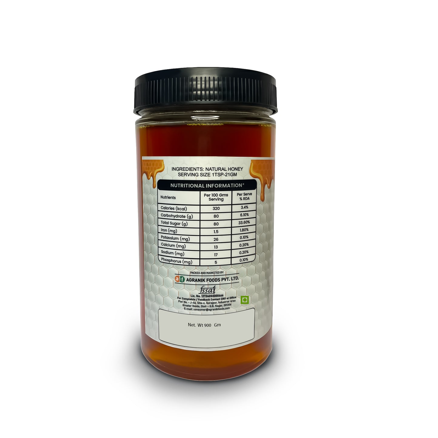Agranik Pure Himalayan Honey | Multiflora Natural Honey Sourced from the Himalayas