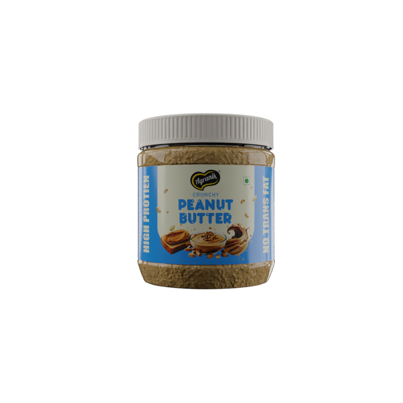 Agranik Crunchy Peanut Butter | High Protein Spread | No Palm Oil, No Preservatives Tasty & Healthy Spread