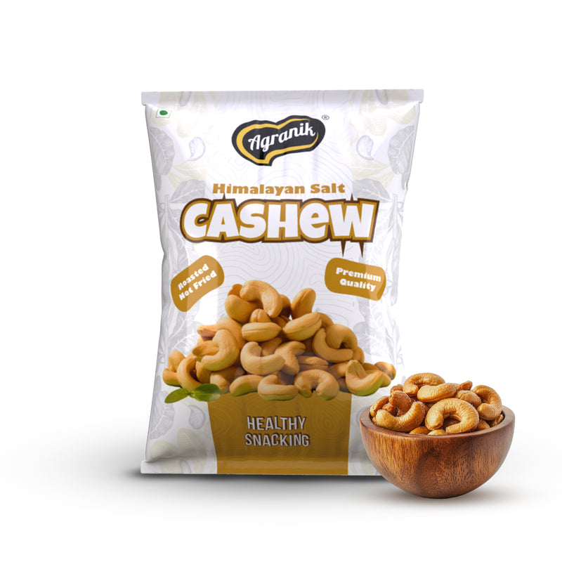Agranik Himalayan Salt Flavored Roasted Cashew High Protein Super Tasty Rich Crunch Healthy Snack