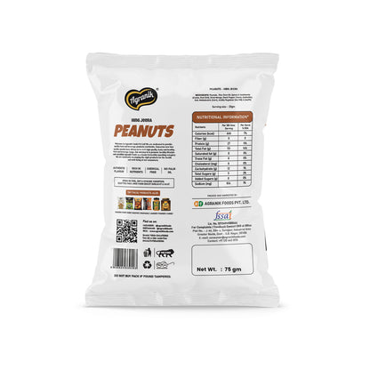 Agranik Healthy Snack Roasted Peanuts Hing Jeera Flavour | Goodness of Olive Oil,  No Palm Oil, No Preservatives, High Protein Healthy Snack for Daily Use (200G)