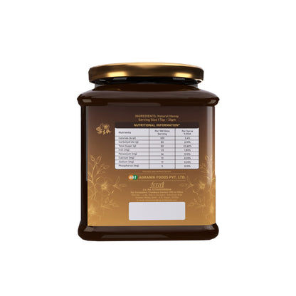 Agranik Pure Himalayan Honey | Multiflora Natural Honey Sourced from the Himalayas-500g