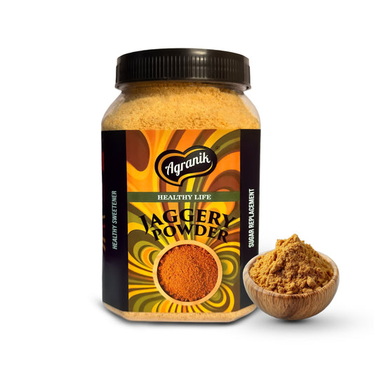 Agranik Pure Jaggery Powder (Gur Powder) | 100% Natural and Chemical Free Made from Sugarcane