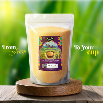 Agranik Pure Desi Khand with Minerals | Raw Natural and Unrefined Sugar-2kg