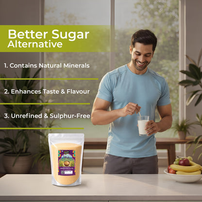 Agranik Pure Desi Khand with Minerals | Raw Natural and Unrefined Sugar-2kg