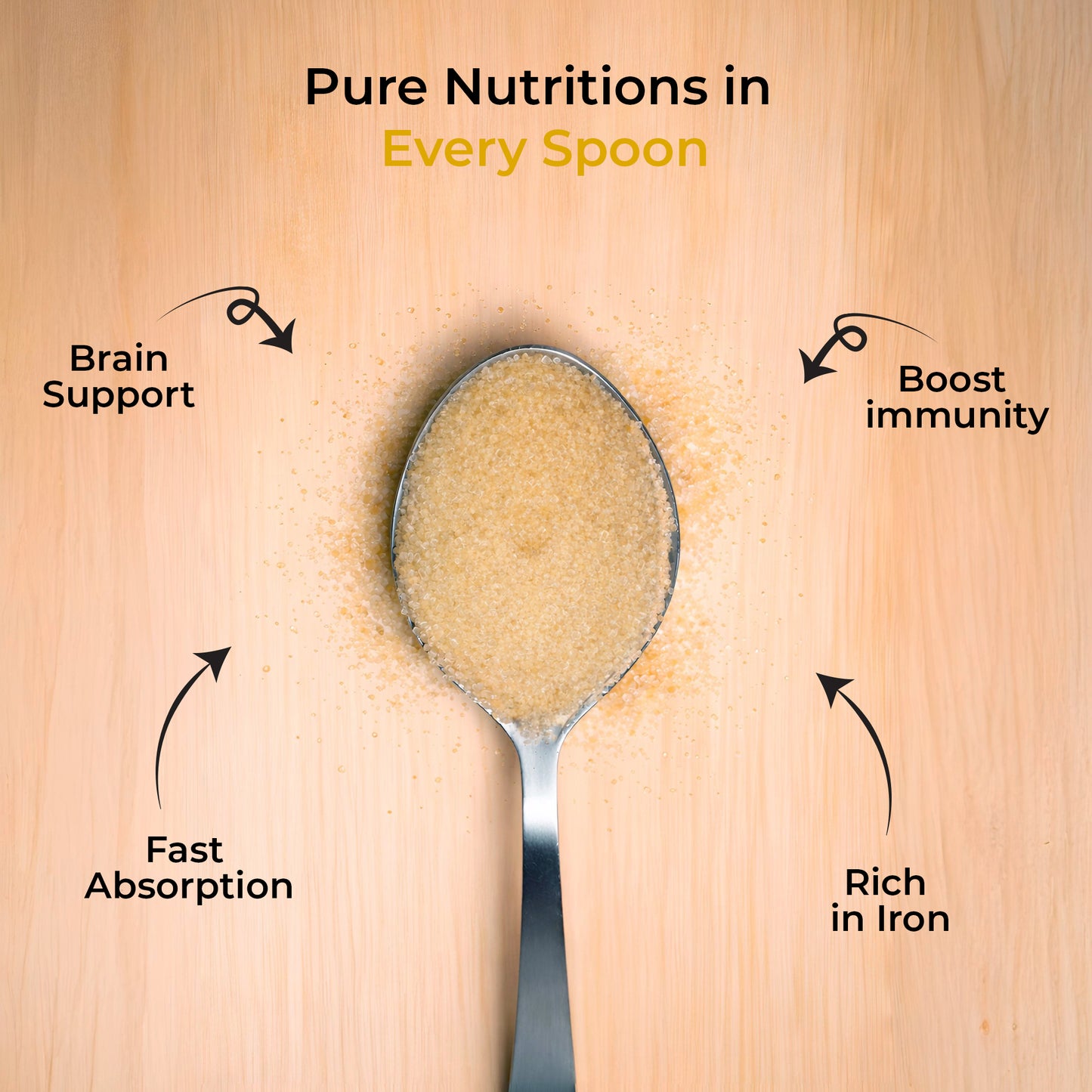 Agranik Pure Desi Khand with Minerals | Raw Natural and Unrefined Sugar