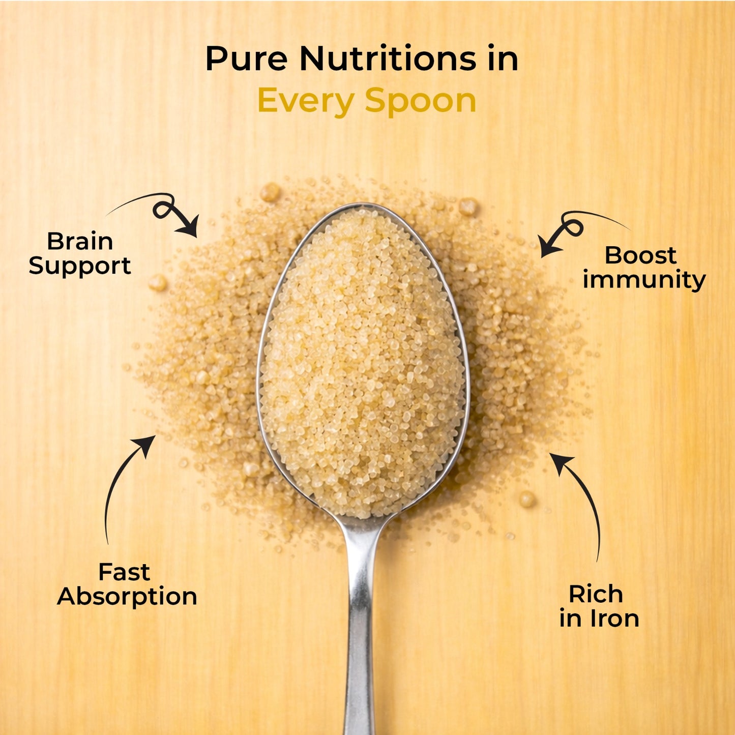 Agranik Pure Desi Khand Unrefined Sugar combo | 100% Chemical Free and Naturally Processed Healthy Sweetener Best Alternative for Refined Sugar  (700Gx2)