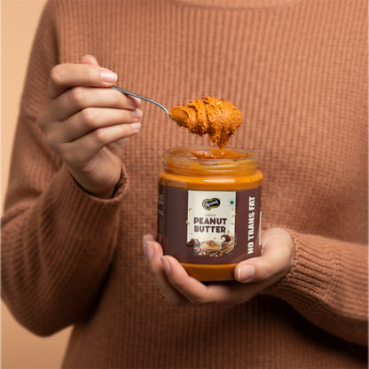 Agranik High Protein Choco Crunchy  and Crunchy Peanut Butter Original Flavour Delicious Spread for Daily Use | Dual Pack Combo-340x2