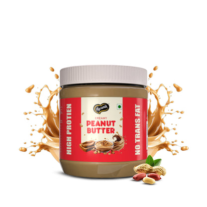 Agranik Creamy Peanut Butter No Palm Oil, No Trans Fat Super Tasty High Protein Spread