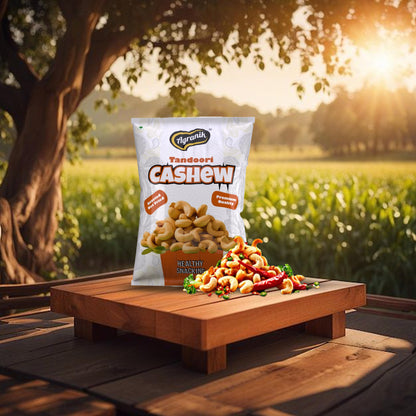 Agranik Tandoori Flavored Roasted Cashew High Protein Super Tasty Rich Crunch Healthy Snack