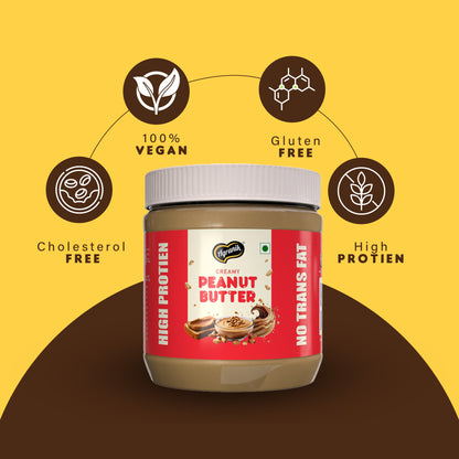 Agranik Creamy Peanut Butter No Palm Oil, No Trans Fat Super Tasty High Protein Spread