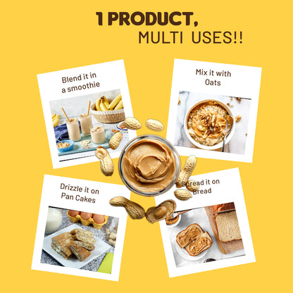 Agranik Creamy Peanut Butter No Palm Oil, No Trans Fat Super Tasty High Protein Spread