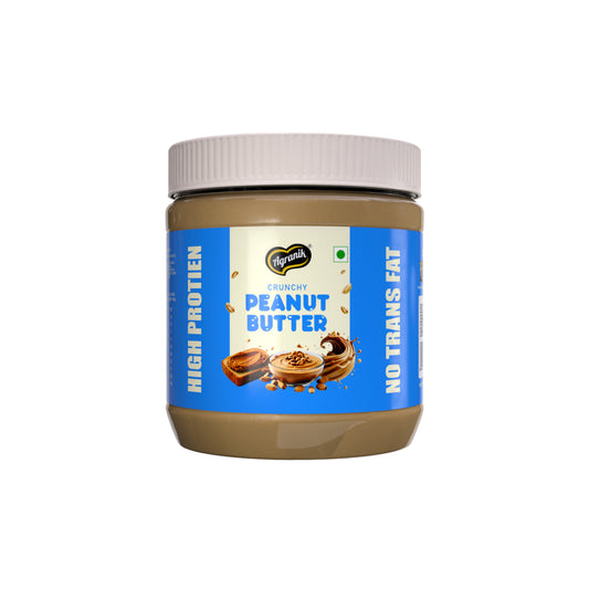 Agranik Crunchy Peanut Butter | High Protein Spread | No Palm Oil, No Preservatives Tasty & Healthy Spread