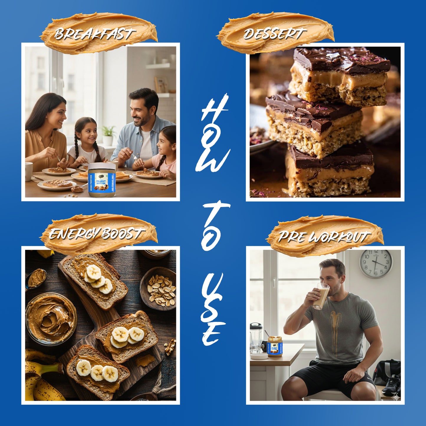 Agranik Crunchy Peanut Butter | High Protein Spread | No Palm Oil, No Preservatives Tasty & Healthy Spread